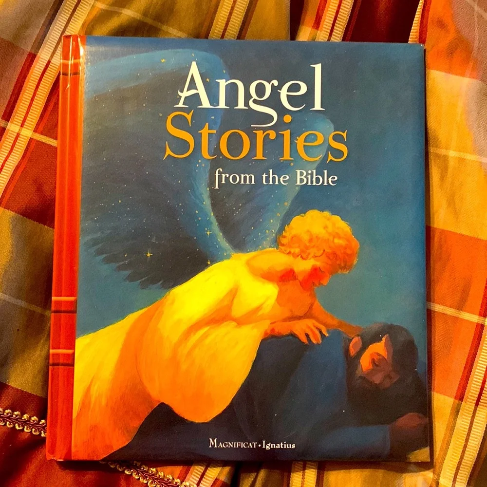 Angel Stories form the Bible padded hardcover book like new 5 stories storybook